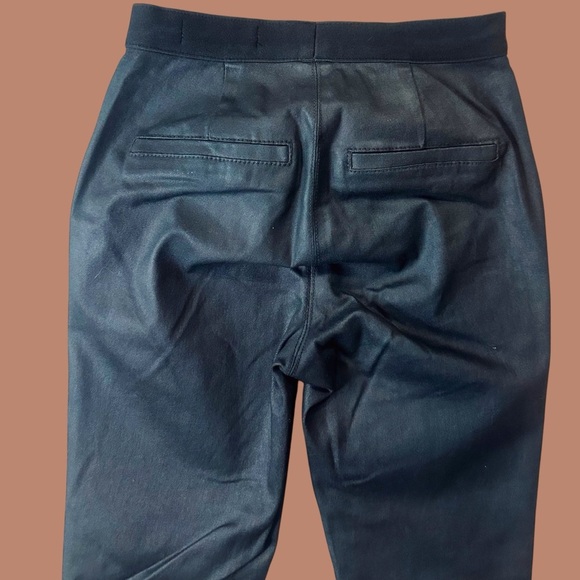 NWT Blank NYC Black Coated Denim Pull-On Zipper Detail Legging Size 25 - Picture 13 of 16